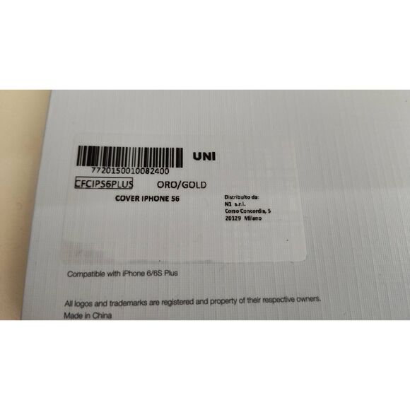 CHIARA FERRAGNI GOLD SEQUIN EYE WINKY I PHONE 6/6S PLUS PHONE CASE NWOB - Picture 7 of 8